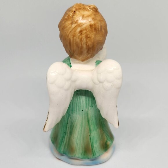 Lefton Angel with Lambs Vintage Christmas Figurine - Picture 3 of 5